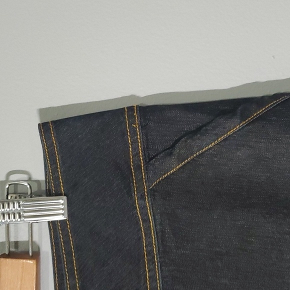 BisouBisou skirt women's size 12 black false pockets - Picture 4 of 16